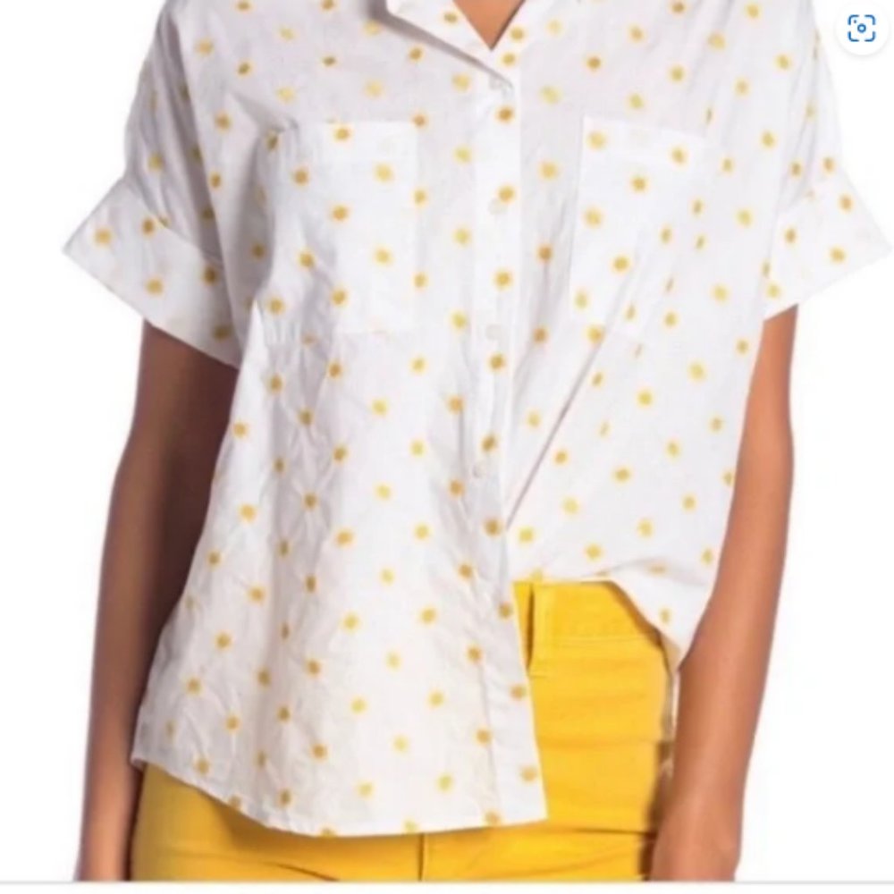 Madewell Embroidered Sun Shirt XS